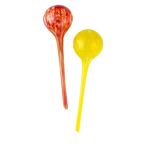 Watering Globe Set Red & Yellow - 2 Piece