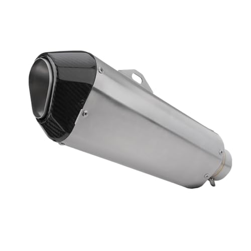 Universal Brock CT Exhaust, Tail Section Escape Muffler With Carbon Fiber Cover For Hayabusa GSX1300 GSX-R1000 ZX14R S1000RR
