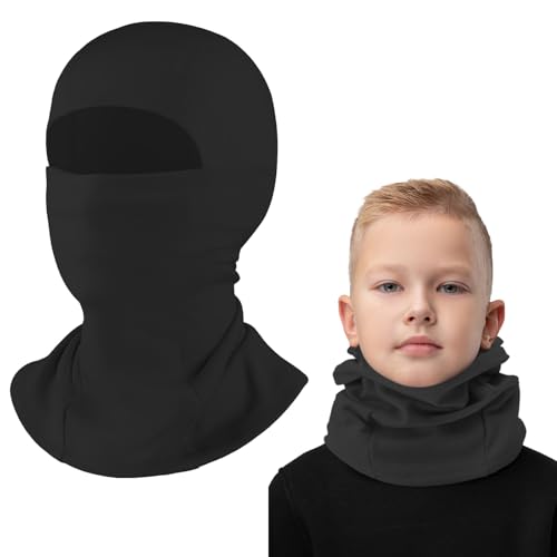 UOCAI Kinder Sturmhaube Winter Fahrradmütze Unter Helm Warm...