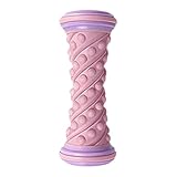 Massagerolle für Plantarfasziitis – Faszienrolle mit Triggerpunkt-Massage für Fuß, Wade & Beine, Myofasziale Entspannung für Fußgewölbe & Unterschenkel, 17x7cm (Rosa)