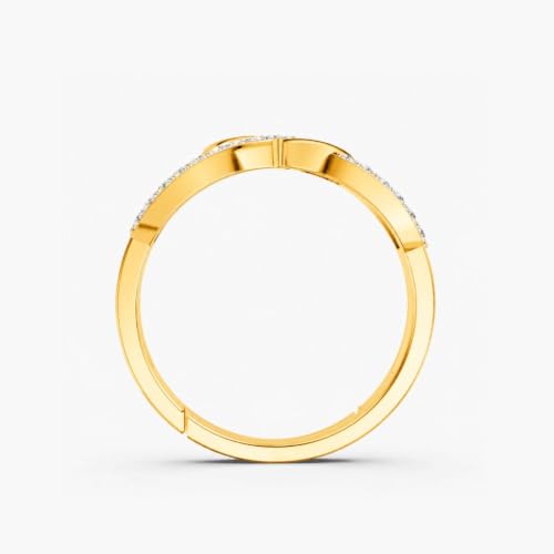 Image of Miss Highness 925 Silver Heart Infinity Ring for Women and Girls | Minimal Adjustable Design | Silver Jewellery With Authenticity Certificate | Gift for Girlfriend Wife | Office Wear Ring