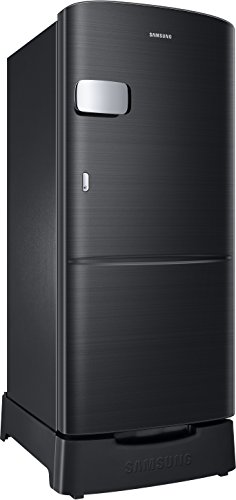 Image of Samsung 192 L 5 Star ( 2019 ) Direct Cool Single Door Refrigerator(RR20M1Z2XBS /HL, Black, Inverter Compressor)