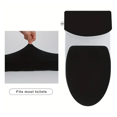 Fundas elásticas para asiento de inodoro desmontables modelo A1 6