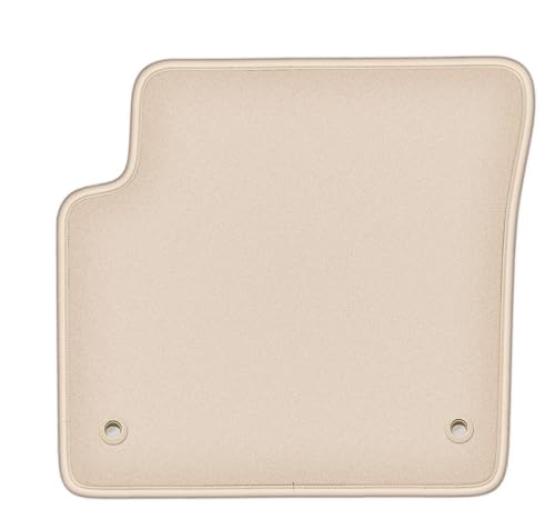 Tapis auto Land Rover Discovery Sport anti-saleté en velours beige robuste