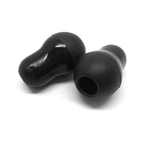 LUFOX 2 Pair Black Color Silicone Ear Tips Earbud Replacement for Littmann Stethoscope ¡­ Cover