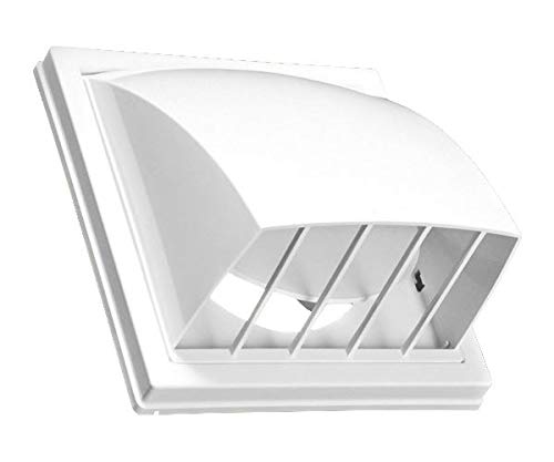 Przybysz White 150/160Mm Ventilation Air Hood Non-Return Flap Outside Duct Cover Colour