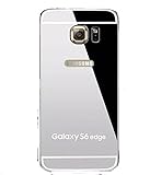 Samsung Galaxy Note 5 Mirror Case, Double-Lin Luxury Anti-scratch Ultra thin Mirror Metal Aluminum Frame Case for Samsung Galaxy Note 5 Silver