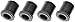 Dorman Premium LB74629PR Leaf Spring Shackle Bushing Compatible with Select Toyota Models, 4 Pack