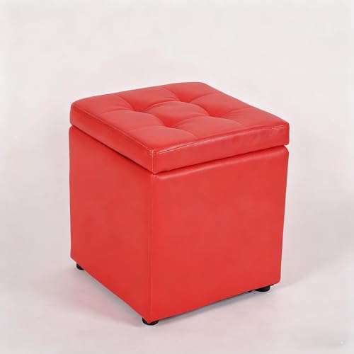 FGXHHS Banco Zapatero tapizado en Cuero con cajón abatible - Elegante Mueble de Madera para la Entrada, Ideal para Cocina, Comedor, Pasillo y balcón. Solución de Asientos versátil.