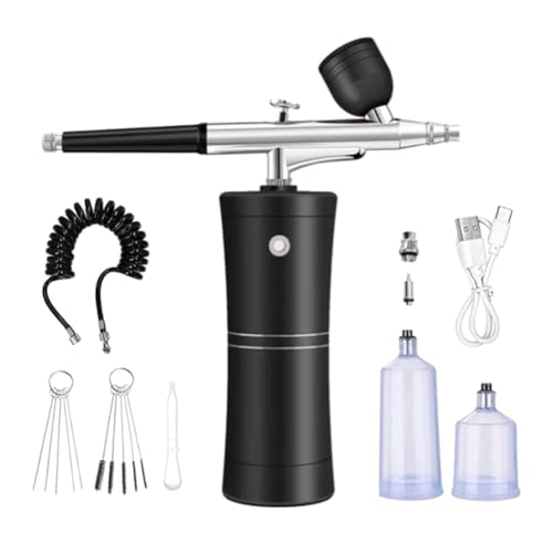 Giwnhvx - Kit de aerógrafo con mini aerógrafo sin compresor y boquilla de 0,3 mm portátil A 1set