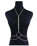  Smile YKK Damen Fashion Strand Halskette Bikini Body Kette Körperkette Gold