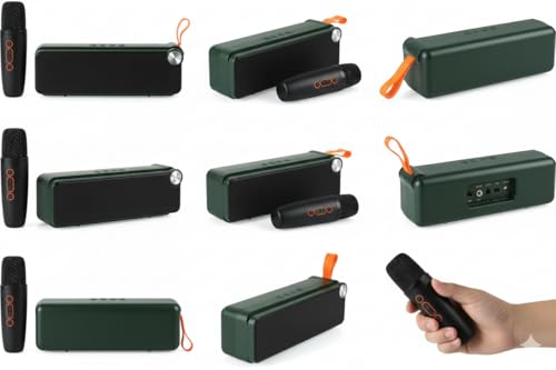 Image of PerfX Dynamic Sound & High Bass Trending Wireless Karaoke Speaker with Mic& Light TWS 8 W Bluetooth Speaker