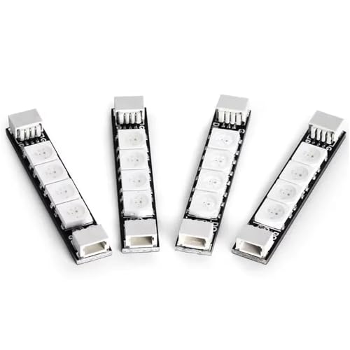 Drones cuadricóptero estilo libre 2812 RC con tiras de luz para brazo y tablero LED 5V 3