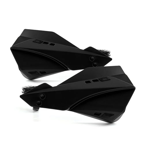 Protège-mains moto noir universel pour guidon et barre brosse de motocross