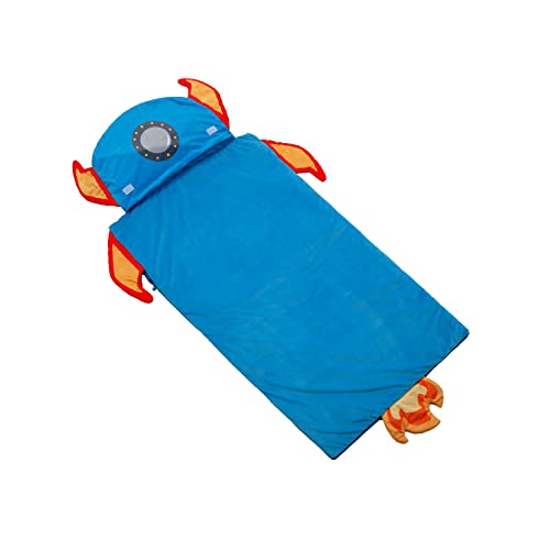 Image of Kid's Nap Buddies Character Preschool Nap Mat, Toddler Sleeping Bag with Pillow for Daycare, Ages 3+