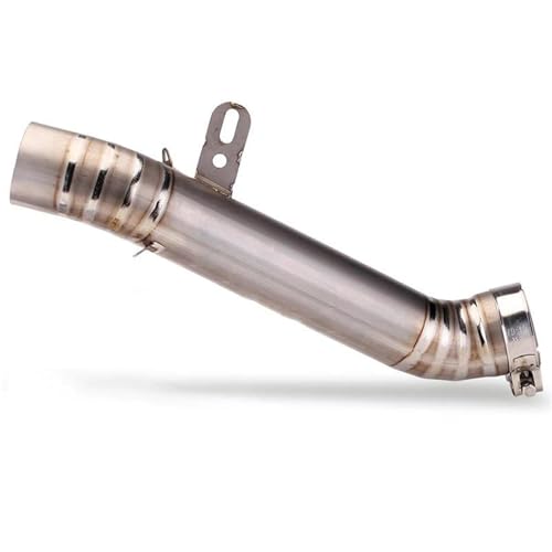 Tuyau échappement moto Aprilia RSV4 raccord tube central sans lacet Type B Titanium 2009-2015