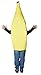 Rasta Imposta Deluxe Banana Costume, Unisex Child Size 7-10