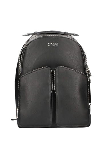 Sac à dos Guess Mestre HMMETUP4212 noir aux finitions soignées de taille M