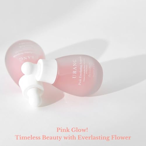 Urang Pink Everlasting Ampoule - Siero Idratante Ringiovanente Con Aminoacido E Collagene Marino - Acqua Floreale Anti-Età Per Una Pelle Fresca E Liscia Con B12 - Cosmetici Coreani Premium - 35Ml - 4