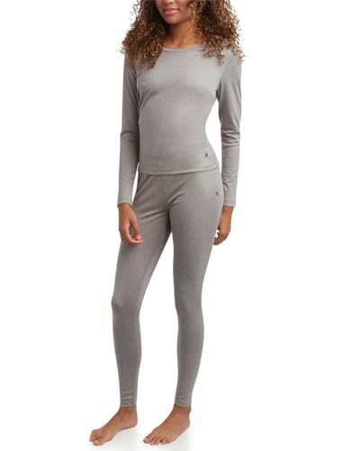 Image of Spyder Womens Thermal Underwear Set - 2-Piece Breathable Soft Fleece Lined | Soft Breathable Base Layer Set, Warm Cozy Comfort for Skiing, Layering, Downtime, and Cold-Weather Days