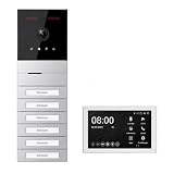 Balter bei SCHUTZER EVO-HD-PRO Video Türsprechanlage mit Kamera, Aufputz, 6 Familienhaus, 7 Zoll WLAN Monitor Weiß, 2-Draht Bus, App, Türöffner