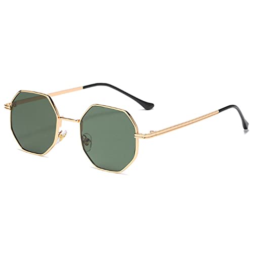 Lunettes de soleil femme contre l'éblouissement monture or rétro