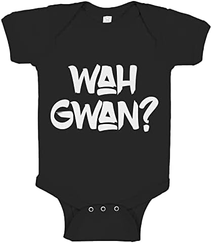 Indica Plateau Baby Romper Wah Gwan? 100% Cotton Infant Bodysuit