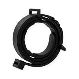 Coleira Antipulgas e Carrapatos para Cães e Gatos – Ajustável, Resistente à Água, Proteção 8 Meses, Ingredientes Naturais e Antialérgicos (Preto, 38 CM)