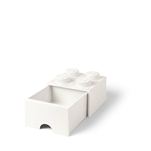 Room Copenhagen Schublade Brick drawer 4", Plastik, Weiß, 25 x 25 x 18 cm – Bild 3