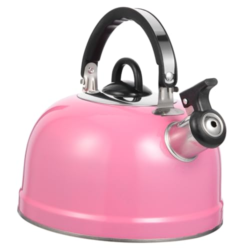 Zerodeko Hervidor De Agua De Acero Inoxidable 3 l Con Silbido De Seguridad Para Cocina De Gas, Tetera Práctica Para Uso Doméstico y Restaurante, Olla Calentadora Rápida y Confiable