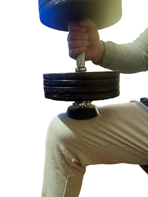 dumbbell end caps (2) - fit standard 1.00 inch thread adjustable dumbbells, make your home dumbbell workout more comfortable with these caps