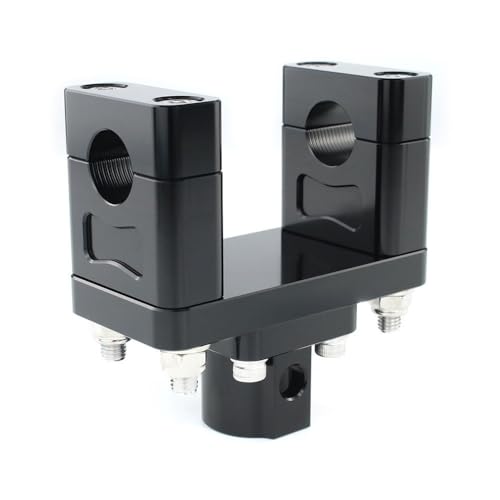 Rehausseurs guidon moto noir aluminium pontet Ruckus 50 2003-2024