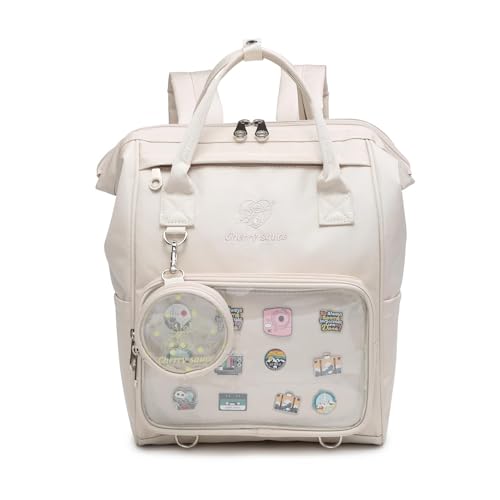 Image of CHERRY SAUCE Ita Bag Pin Kawaii Cute Display Mommy Backpack for School Anime Cosplay with Insert