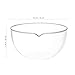 SOESFOUFU Glass Evaporation Dish 90mm Flat Bottom Laboratory Evaporating Basin Borosilicate Glass Scientific and Industrial Evaporation Tool