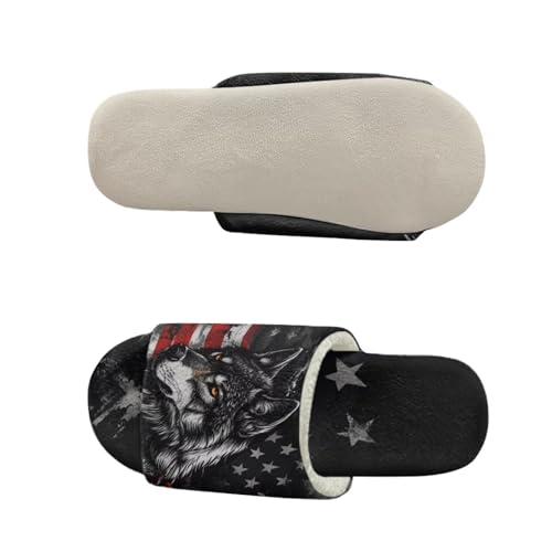 House Slippers for Women Men Fluffy Womens Indoor Slippers for Home Bedroom Shoes3