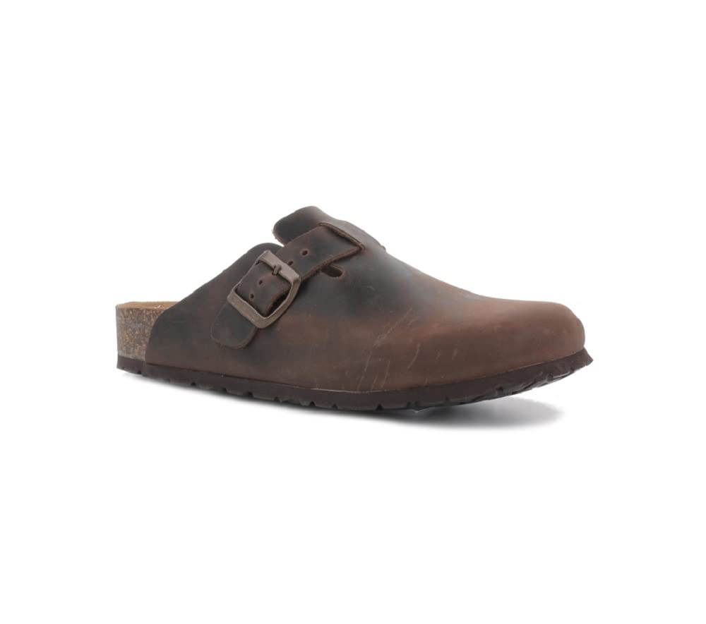 BioNatura 11 Vegas Imb, Sabot Unisex in Cuoio con Plantare Anatomico