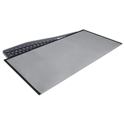 Protector de teclado universal kwmobile tamaño L gris claro miniatura 5