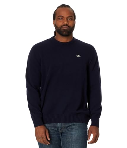 極美品3.1万★ロンハーマン Cotton Crew Neck Pullover Lacoste Men's Classic Fit Long Sleeve Cashmere Crew Neck Sweater