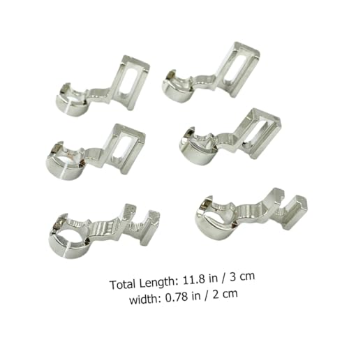 Set 6 piezas pies para máquina de coser quilting Uonlytech miniatura 2