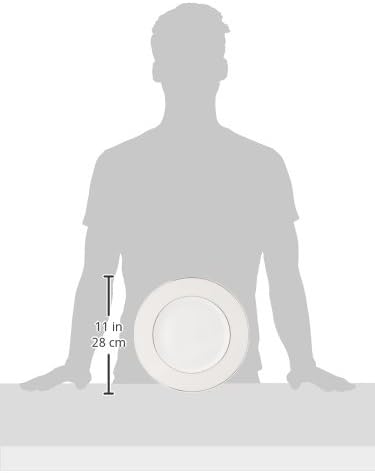 Miniatura 3 de Lenox Opal Innocence Stripe - Juego de 5 piezas, 4.40 libras, color blanco