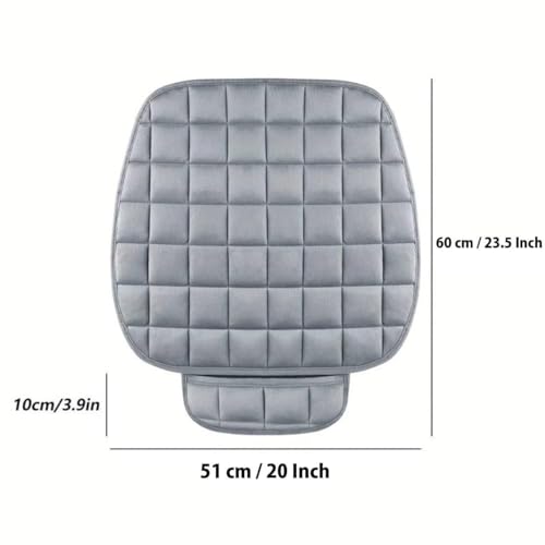 Image of Foam Car Seat Cushion Cover, Convertible Back Seat Extender & Travel Bed, Quilted Padded Seat Protector, Universal Fit for Most Cars, Non-Slip Seat Cushion