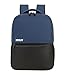 Wesley Milestone 2.0 Casual Waterproof Laptop Backpack/Office Bag/School Bag/College Bag/Travel Backpack (Dimensions:13x18 inches) (Compatible with 39.62cm(15.6inch laptop) 30 L (Blue & black)