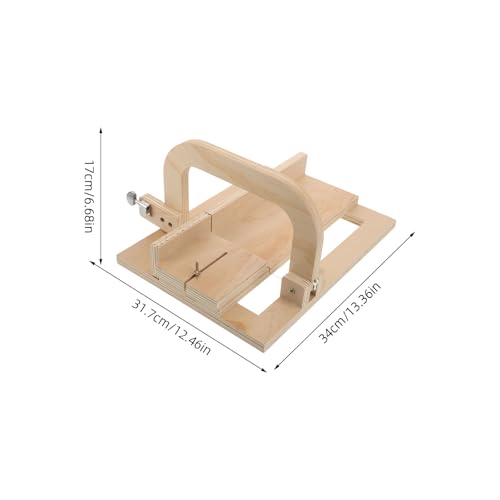 Trancheuse à savonnette bois réglable pour outil de découpe précis - 3