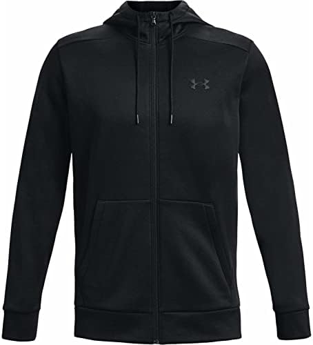 Under Armour UA Armour Fleece FZ Hoodie Erkek Ceket Black / / Black L - Görsel 5