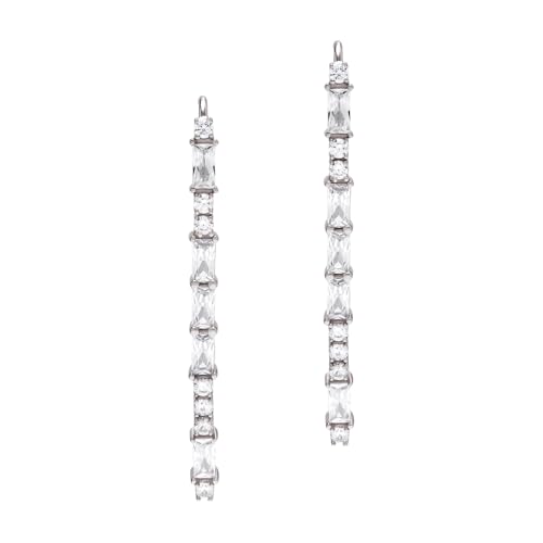 Emporio Armani EG3606040, orecchini da donna in argento Sterling, taglia unica, senza pietra preziosa, talla única, Argento sterling,...