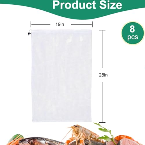 EUGFI 19x30 Inch Reusable Boil Bags
