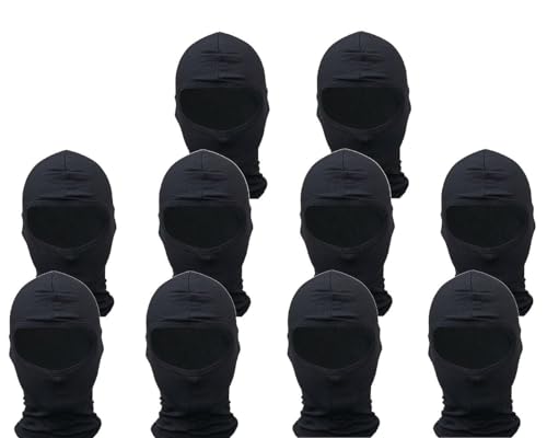2EXTREME 10x Sturmhaube Sturmmaske Gesichtsmaske schwarz Roller Motorrad Moped Helm Maske