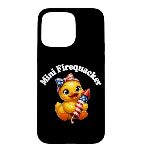Mini Firequacker ���킢���A�q���̐Ԃ���� 7��4�� �č��Ɨ��L�O�� �X�}�z�P�[�X iPhone 15 Pro Max �p
