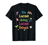 Lucas Cute Kid's Cartoon Gift For Boys Personalized T-Shirt