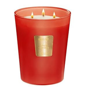 MSENSE Apple Cinnamon Scented Candle Home Decor Extra Large 3 Wick Natural Soy Wax Candles for Home Scented Christmas Candles Gift for Winter Holiday 150 Hours Long Lasting Slow Burning 35 OZ